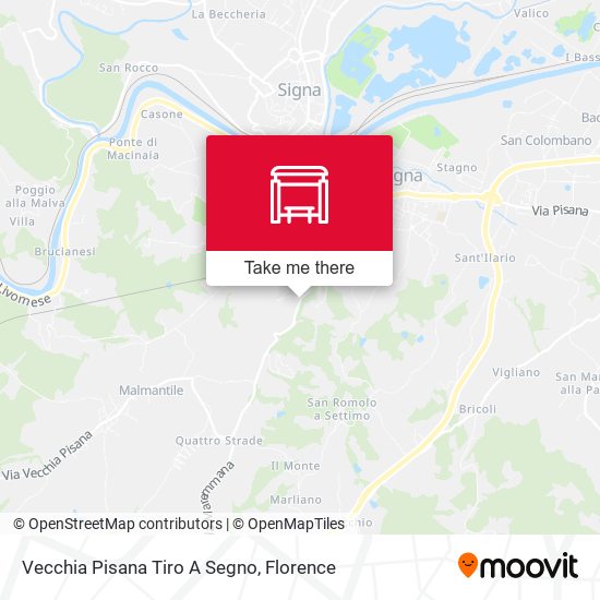 Vecchia Pisana Tiro A Segno map
