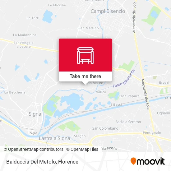Balduccia Del Metolo map