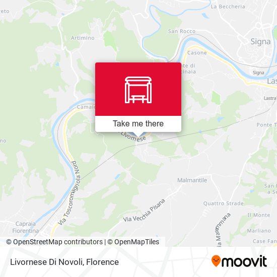 Livornese Di Novoli map