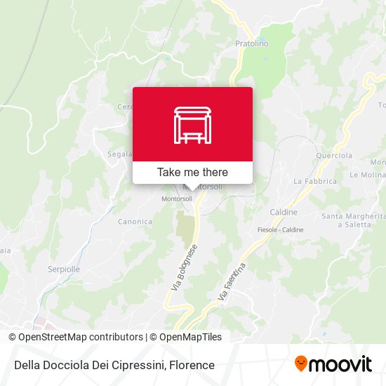 Della Docciola Dei Cipressini map