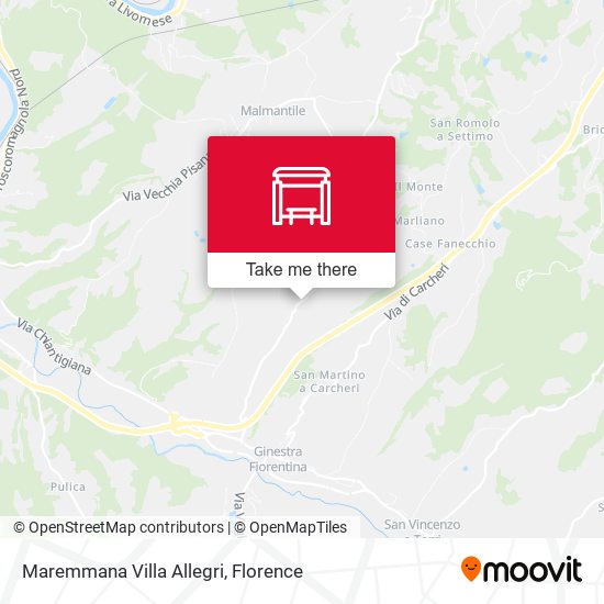 Maremmana Villa Allegri map