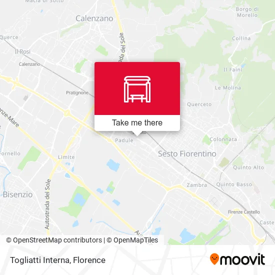 Togliatti Interna map