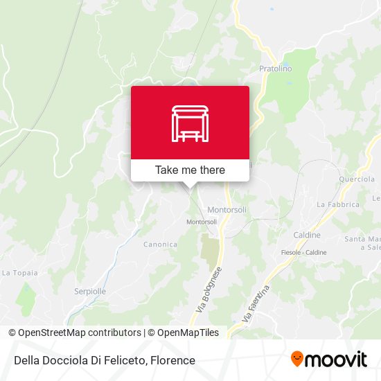 Della Docciola Di Feliceto map