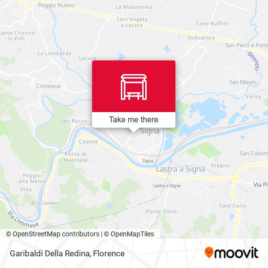 Garibaldi Della Redina map