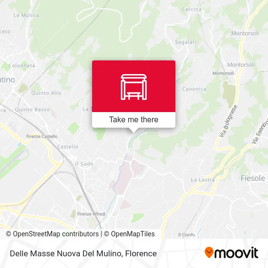 Delle Masse Nuova Del Mulino map