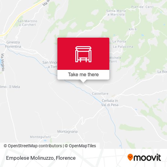 Empolese Molinuzzo map