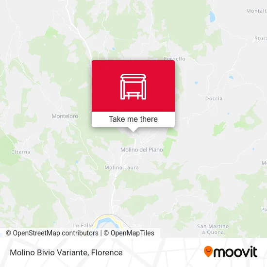 Molino Bivio Variante map