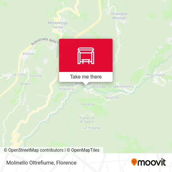 Molinello Oltrefiume map