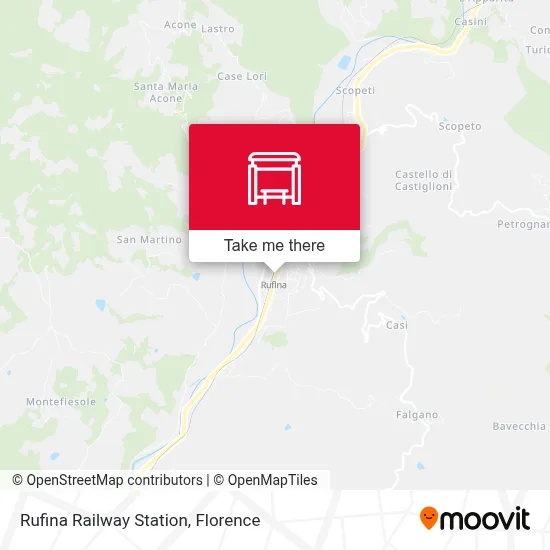 Rufina Railway Station map