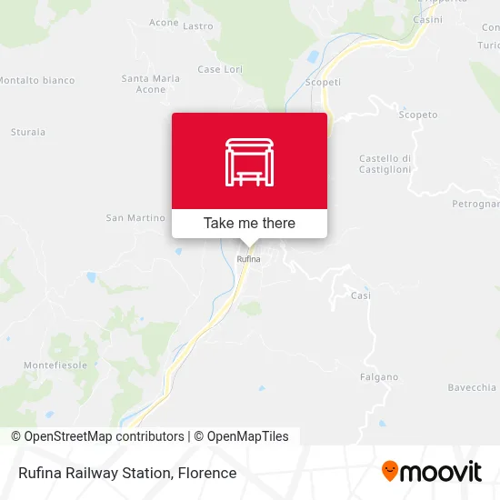 Rufina Railway Station map
