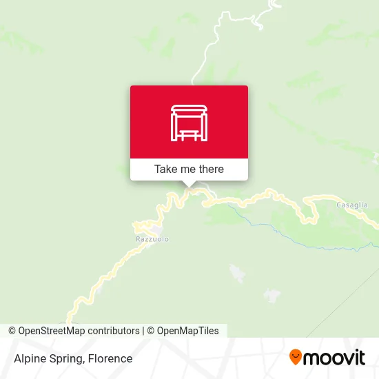 Alpine Spring map