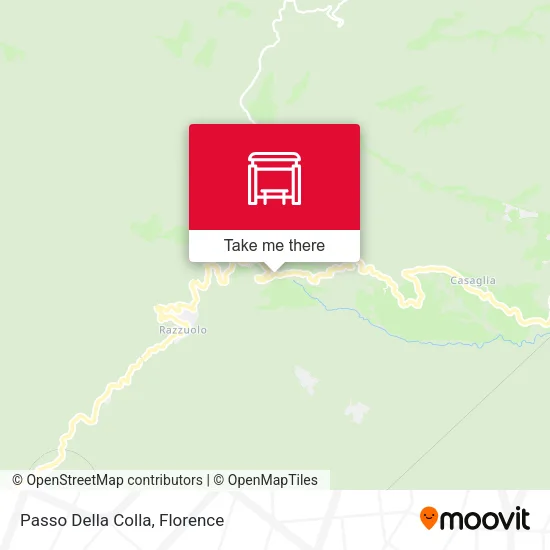 Passo Della Colla map
