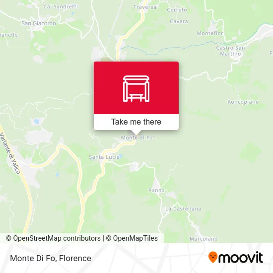 Monte Di Fo map