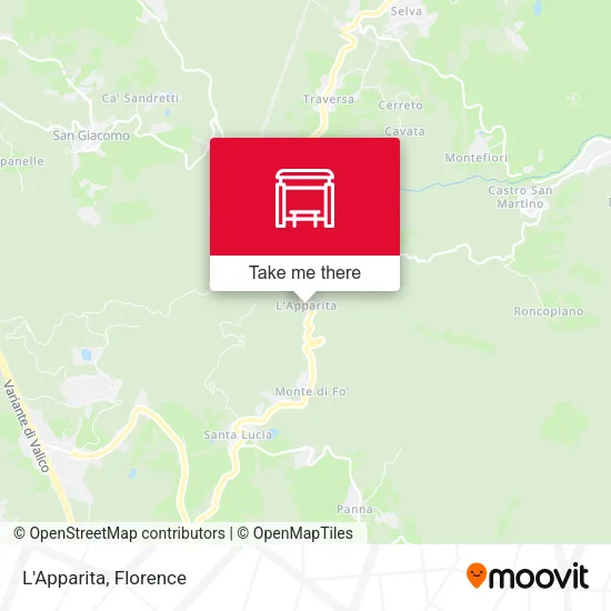 L'Apparita map