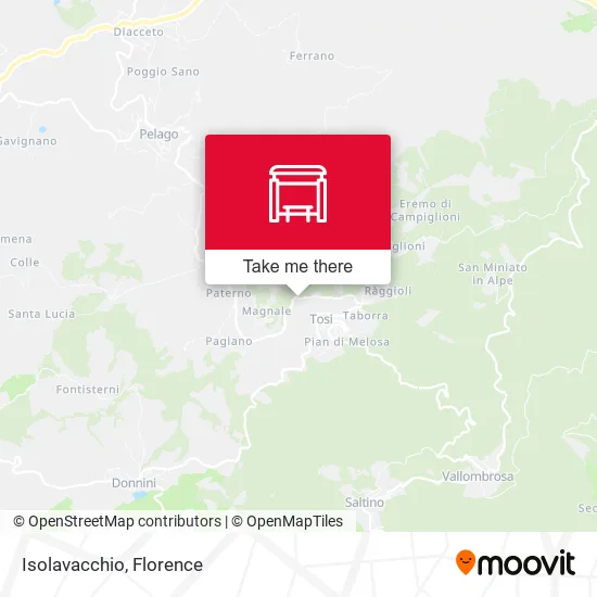 Isolavacchio map