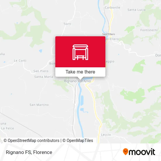 Rignano FS map