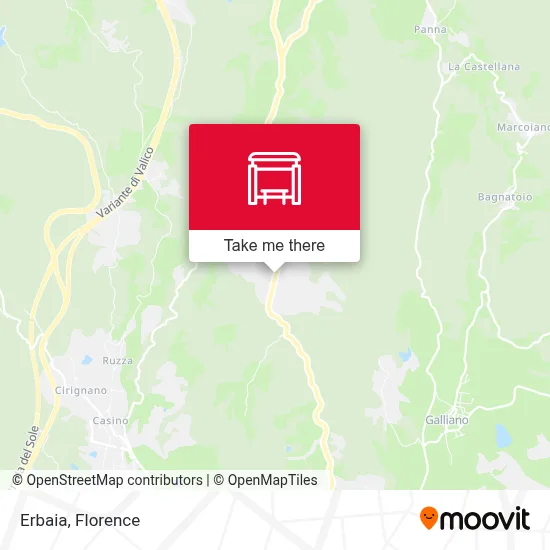Erbaia map