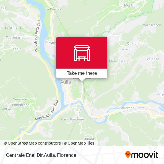 Centrale Enel Dir.Aulla map