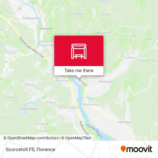 Scorcetoli FS map