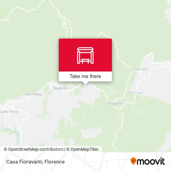 Casa Fioravanti map