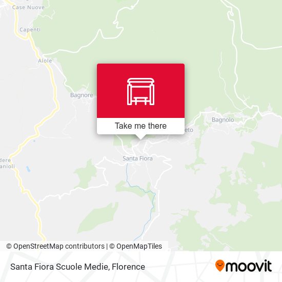 Santa Fiora Scuole Medie map