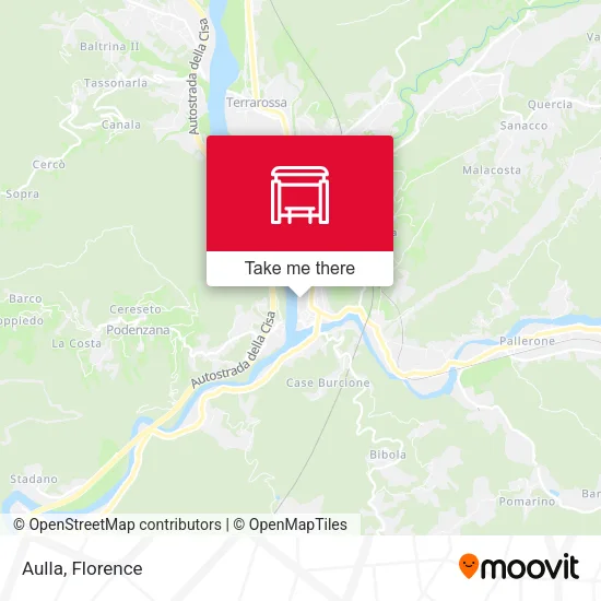 Aulla map
