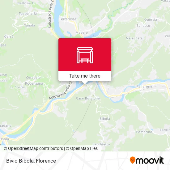 Bivio Bibola map