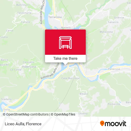Liceo Aulla map