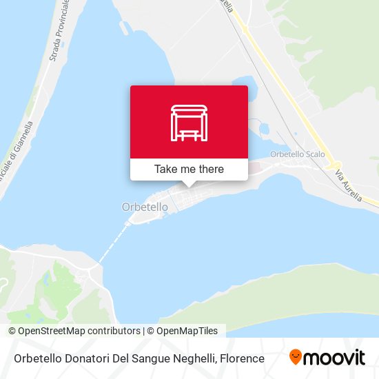 Orbetello Donatori Del Sangue Neghelli map