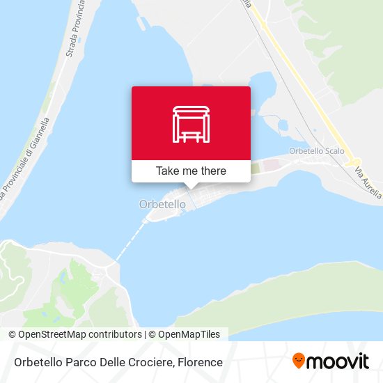 Orbetello Parco Delle Crociere map
