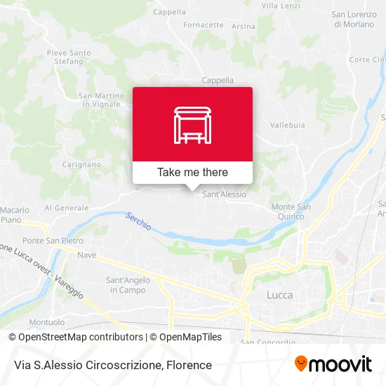 Via S.Alessio Circoscrizione map