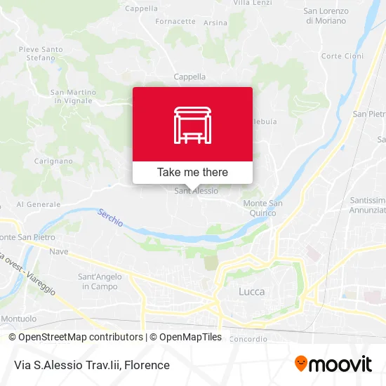 Via S.Alessio Trav.Iii map