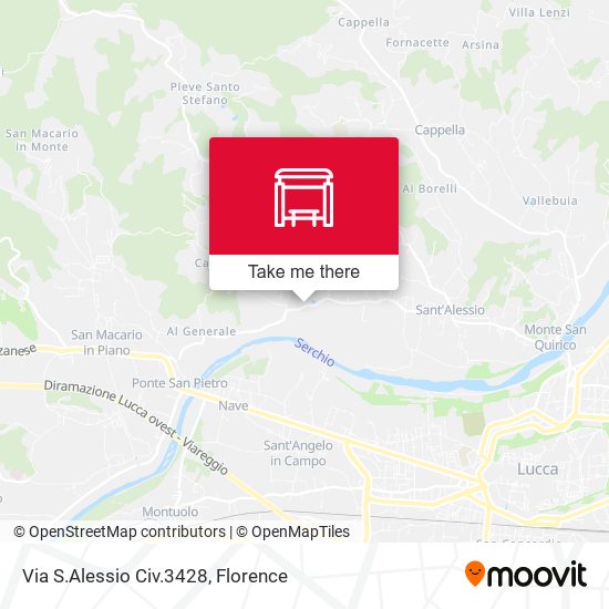 Via S.Alessio Civ.3428 map