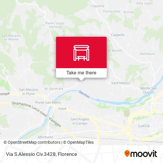 Via S.Alessio Civ.3428 map