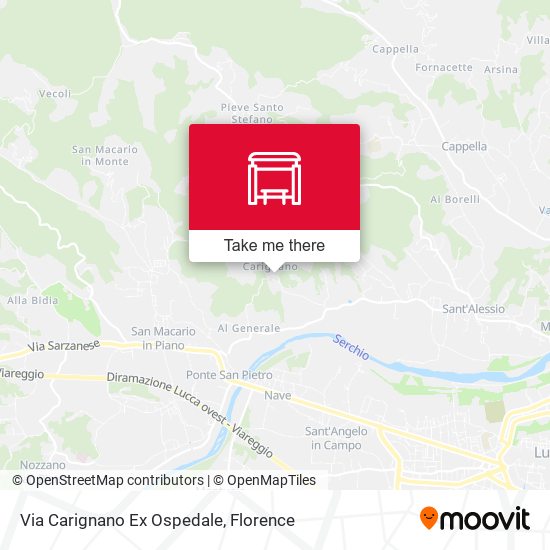 Via Carignano Ex Ospedale map