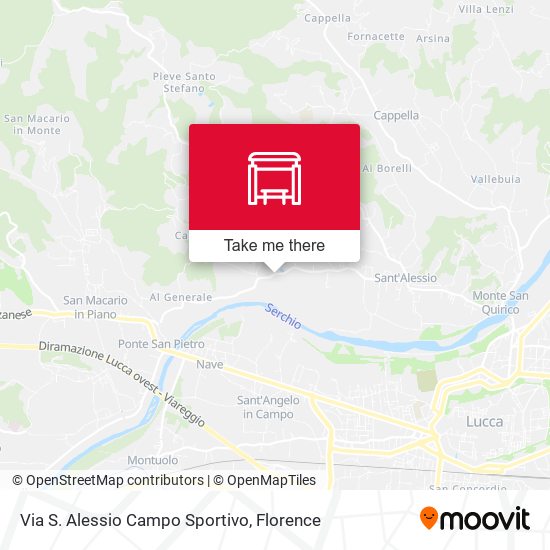 Via S. Alessio Campo Sportivo map