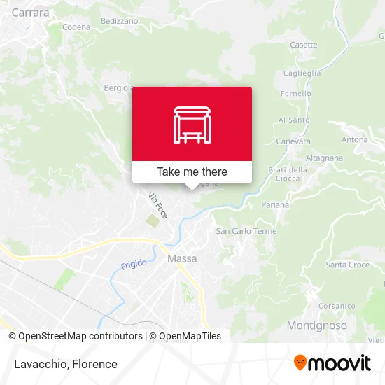 Lavacchio map
