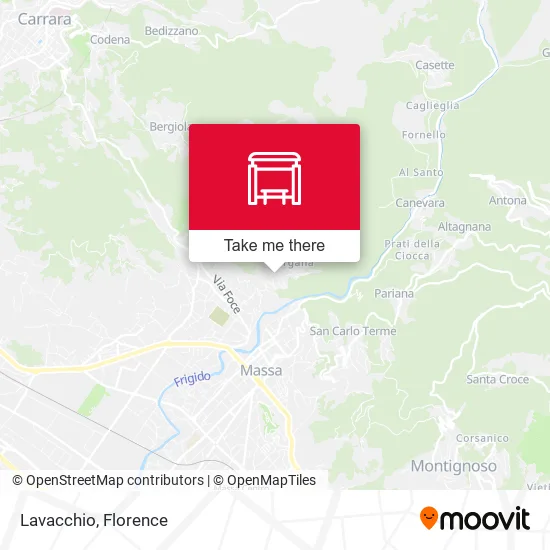 Lavacchio map