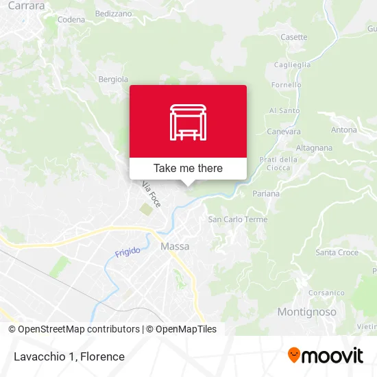 Lavacchio 1 map