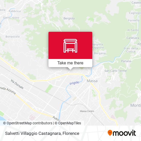 Salvetti Villaggio Castagnara map