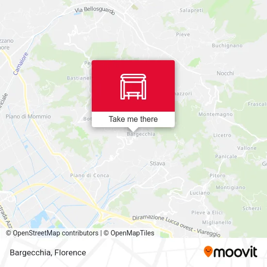 Bargecchia map