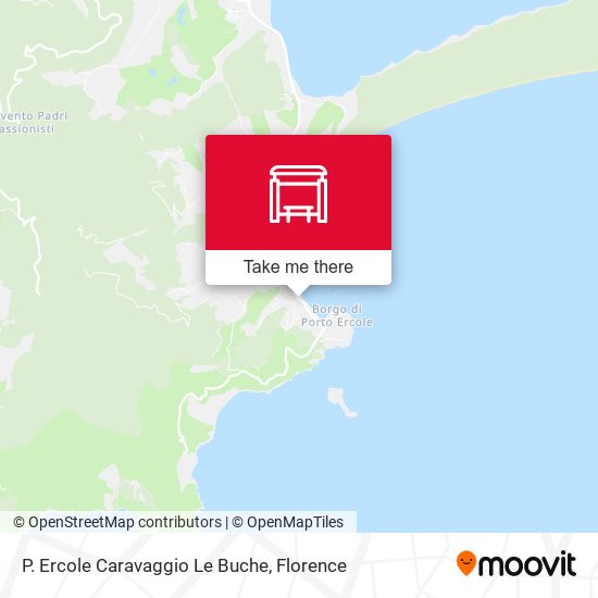 P. Ercole Caravaggio Le Buche map