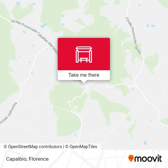 Capalbio map