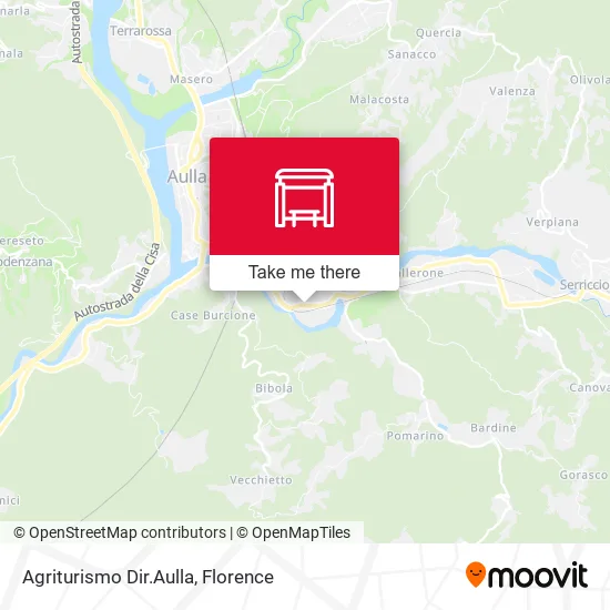 Agriturismo Dir.Aulla map