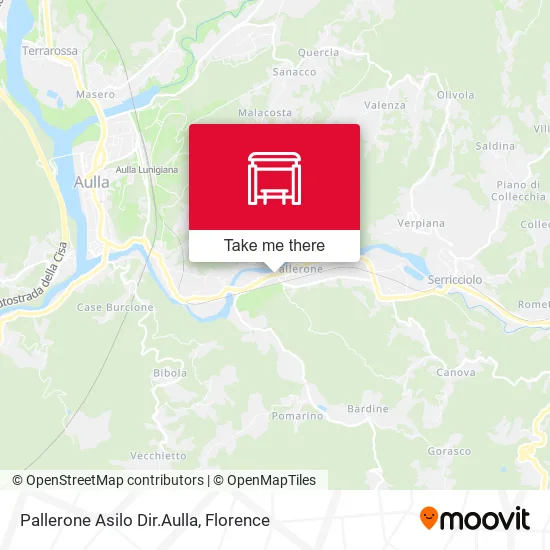 Pallerone Asilo Dir.Aulla map
