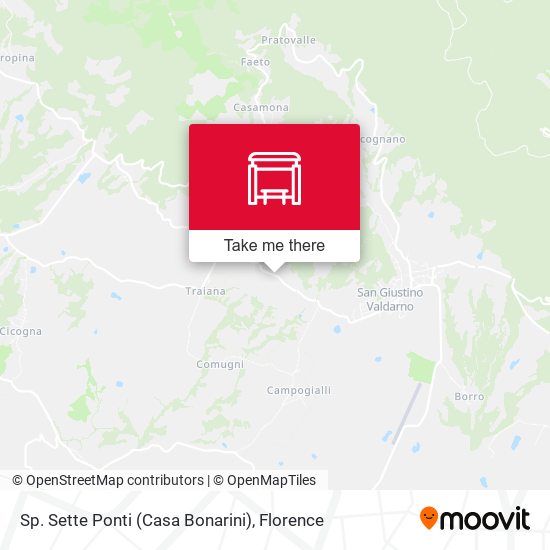 Sp. Sette Ponti (Casa Bonarini) map