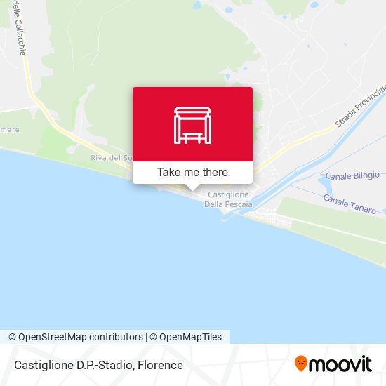 Castiglione D.P.-Stadio map