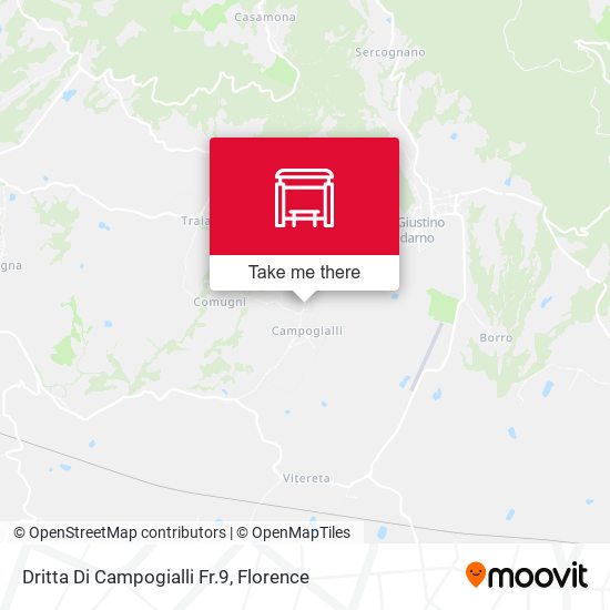 Dritta Di Campogialli Fr.9 map