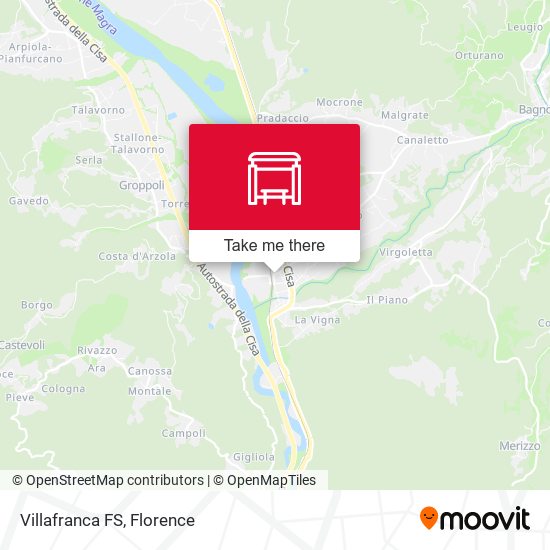 Villafranca FS map