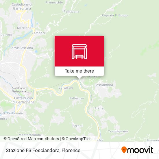 Stazione FS Fosciandora map